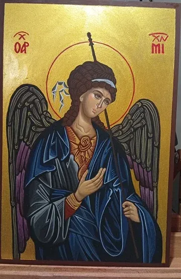 Архангел Михаило (друга икона) — ручно сликана икона, јајчана темпера